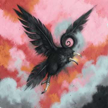 a very dark, heavy metal song, written by me and created by Suno AI.